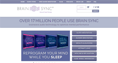 Desktop Screenshot of brainsync.com